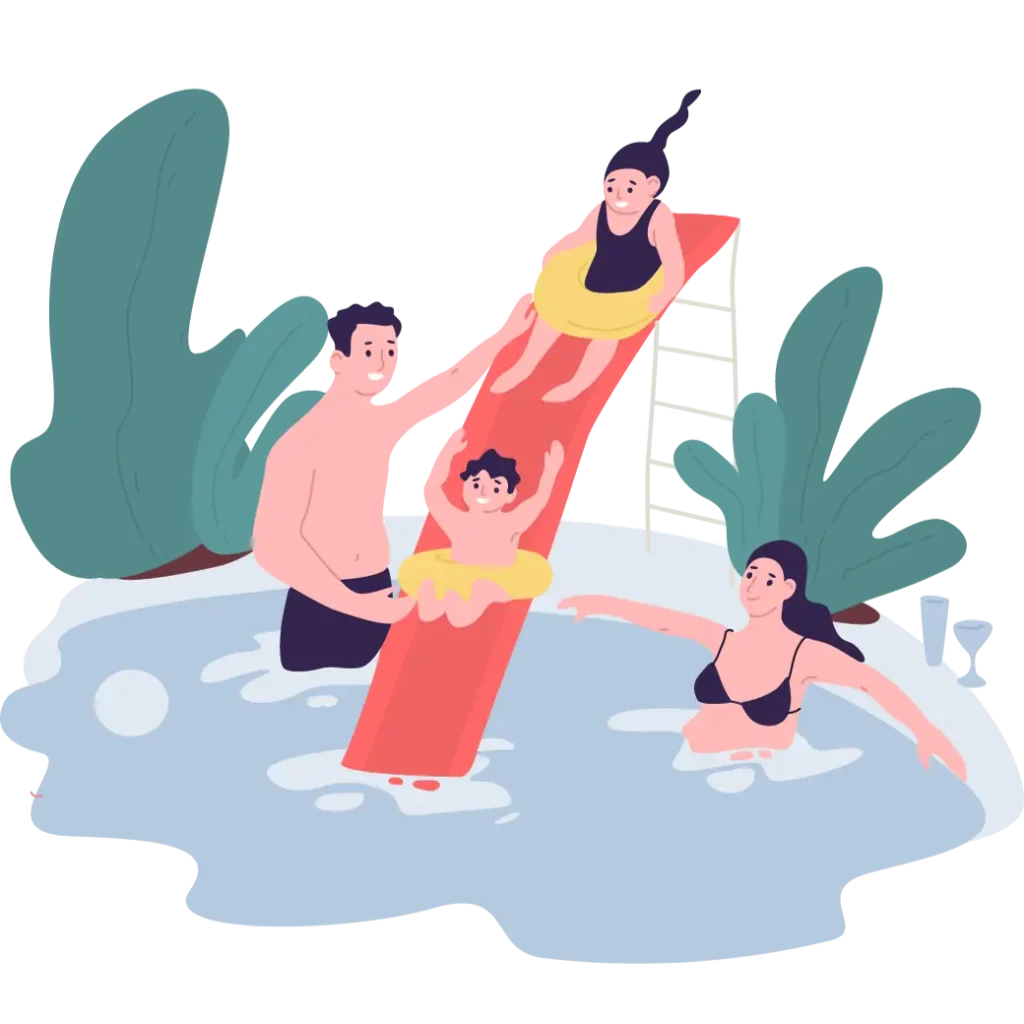 Alligator-Pools-family-swimming-in-pool